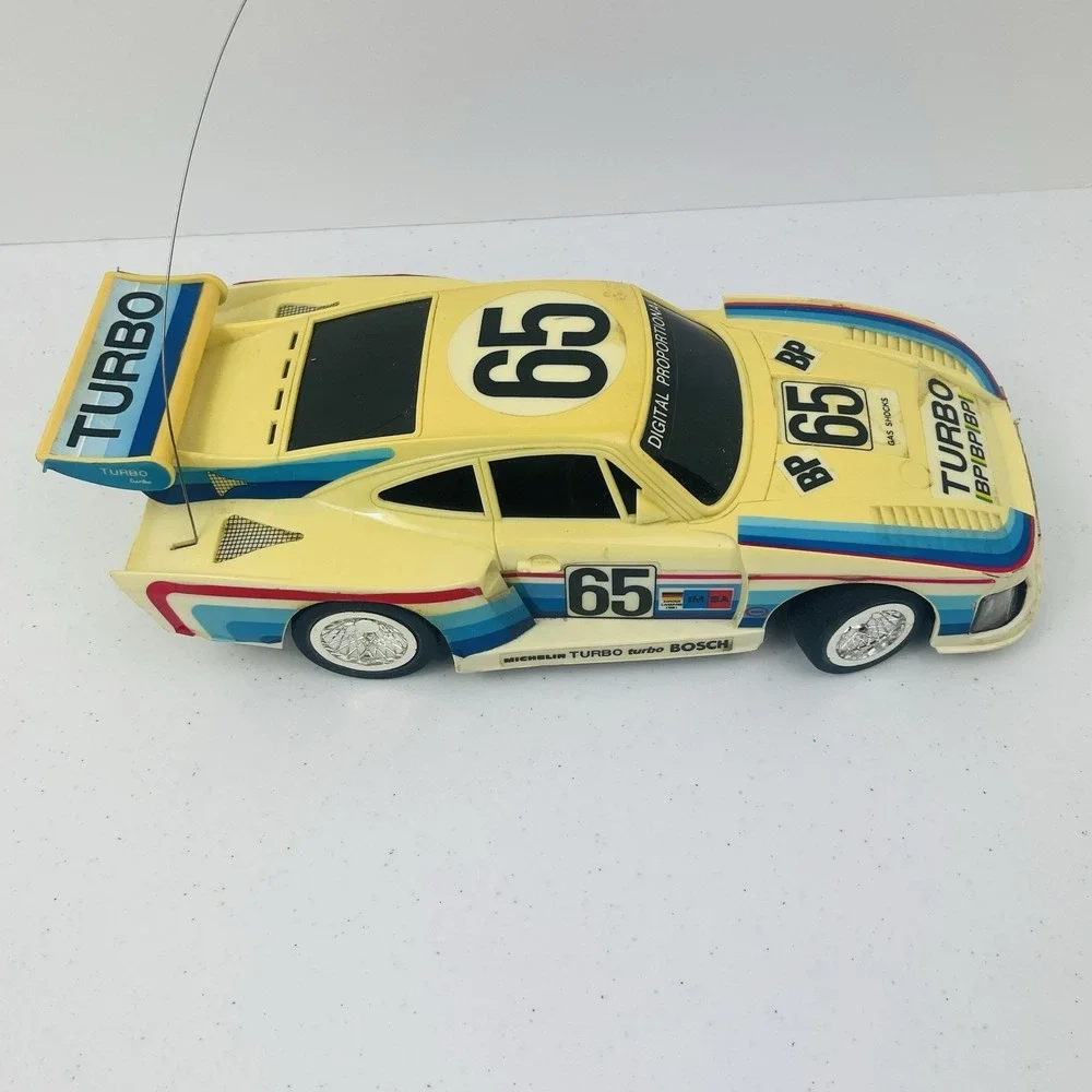 Radio Shack K3 935‎ Porsche Remote Control Turbo Gelo Racing Team #65 For Parts